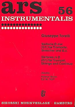 Giuseppe Torelli Notenblätter Sinfonie D-Dur