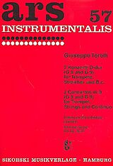 Giuseppe Torelli Notenblätter 2 Konzerte D-Dur G8 und G9