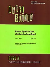  Notenblätter Erstes Spiel auf der E-Orgel Band 2