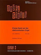  Notenblätter Erstes Spiel auf der E-Orgel