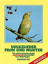  Notenblätter Volkslieder froh und munter