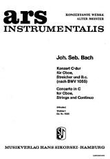 Johann Sebastian Bach Notenblätter Konzert C-Dur nach BWV1055