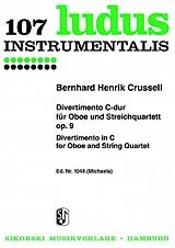 Bernhard Henrik Crusell Notenblätter Divertimento C-Dur op.9 für