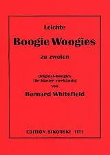 Bernard Whitefield Notenblätter Leichte Boogie Woogies