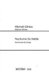 Michael Iwanowitsch Glinka Notenblätter Nocturne für Harfe