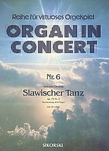 Antonin Leopold Dvorak Notenblätter Slawischer Tanz op.72,2