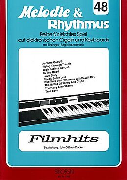  Notenblätter Filmhits für E-Orgel (Keyboard)