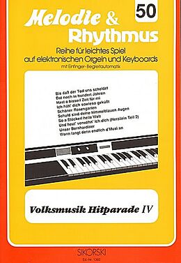  Notenblätter Volksmusik Hitparade 4