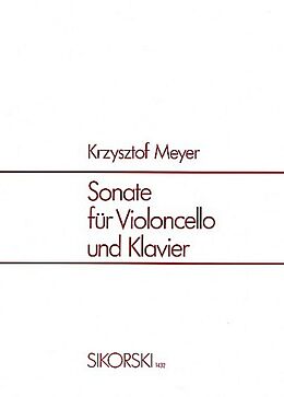 Krzysztof Meyer Notenblätter Sonate op.62 f