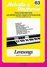  Notenblätter Lovesongsfür E-Orgel/Keyboard
