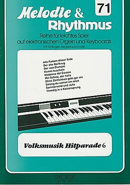  Notenblätter Volksmusik Hitparade 6