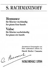 Sergei Rachmaninoff Notenblätter Romance und Valse