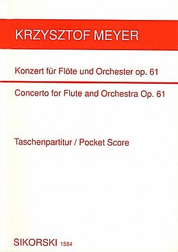 Krzysztof Meyer Notenblätter Konzert op.61