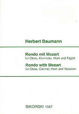 Herbert *1925 Baumann Notenblätter Rondo mit Mozart