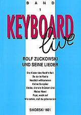 Rolf Zuckowski Notenblätter Keyboard live Band 1