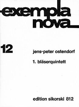 Jens-Peter Ostendorf Notenblätter 1. Bläserquintett