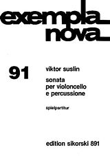 Viktor Evseevich Suslin Notenblätter Sonate per violoncello
