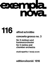 Alfred Schnittke Notenblätter Concerto grosso Nr.3 für
