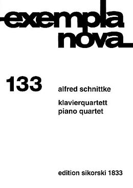 Alfred Schnittke Notenblätter Quartett