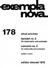 Alfred Schnittke Notenblätter Konzert Nr. 2