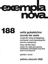 Sofia Gubaidulina Notenblätter Stunde der Seele Musik
