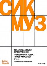 Serge Prokofieff Notenblätter Romeo und Julia op.64