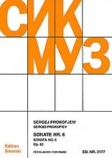 Serge Prokofieff Notenblätter Sonate Nr.6 op.82