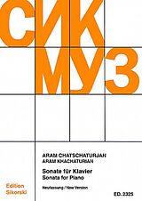 Aram Chatschaturian Notenblätter Sonate