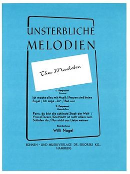 Theo Mackeben Notenblätter 2 Potpourris für Singstimme und Klavier