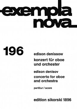 Edison Denissow Notenblätter Konzert