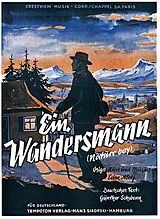 Eden Ahbetz Notenblätter Ein Wandersmann für Gesang