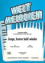 Lothar Olias Notenblätter Junge komm bald wieder