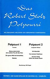 Robert Stolz Notenblätter Potpourri für Combo