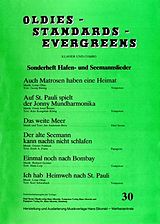  Notenblätter Oldies Standards Evergreens Band 30