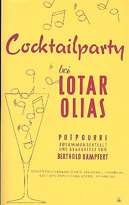 Lothar Olias Notenblätter Cocktailparty bei Lotar Oliasfür
