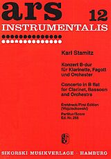 Karl Philipp Stamitz Notenblätter Konzert B-Dur