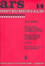 Gottfried Heinrich Stölzel Notenblätter Konzert D-Dur für Oboe