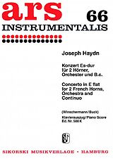 Franz Joseph Haydn Notenblätter Konzert Es-Dur für 2 Hörner