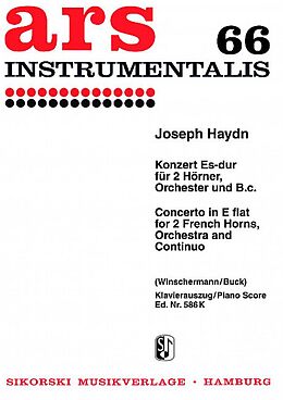 Franz Joseph Haydn Notenblätter Konzert Es-Dur für 2 Hörner