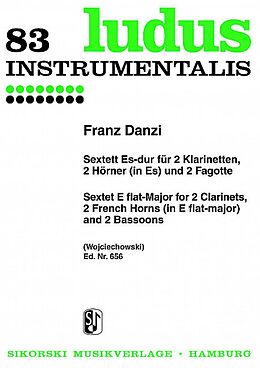 Franz Danzi Notenblätter Sextett Es-Dur