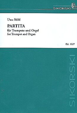 Uwe Roehl Notenblätter Partita für Trompete und Orgel