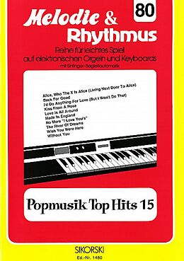  Notenblätter Popmusik Top Hits 15