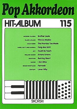  Notenblätter Pop Akkordeon Hit-Album Band 115