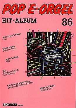  Notenblätter Pop E-Orgel Hit-Album Band 86