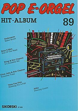  Notenblätter POP E-ORGEL HIT-ALBUM BAND 89