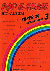  Notenblätter Pop E-Orgel Hit-Album Super 20