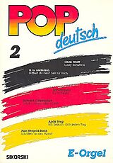  Notenblätter Pop deutsch Band 2für E-Orgel
