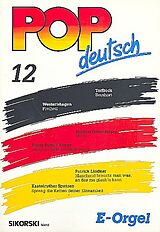  Notenblätter Pop deutsch Band 12für E-Orgel