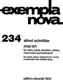 Alfred Schnittke Notenblätter MOZ-ART FUER OBOE, HARFE, CEMBALO