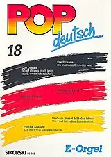  Notenblätter Pop deutsch Band 18für E-Orgel